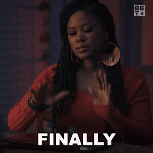 Free At Last Finally Black Girl GIF