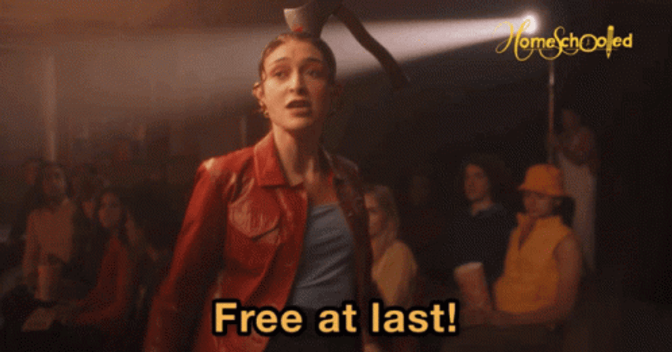 Free At Last Girl Home Schooled Show GIF