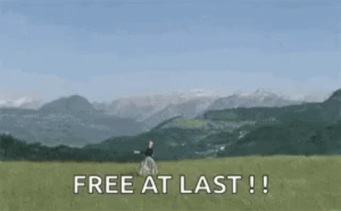 Free At Last Woman Dancing Freedom GIF