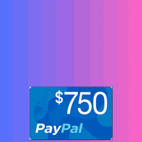 Free PayPal Money On Purple And Blue GIF
