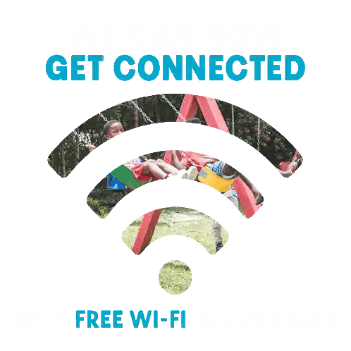 Free Wi-Fi Sign With Swings