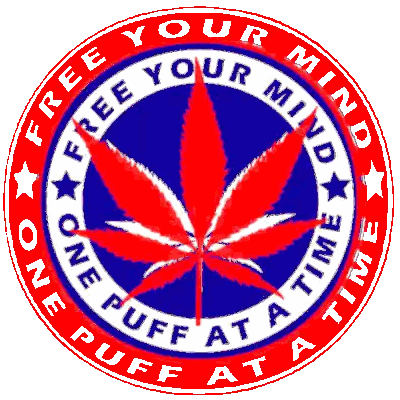 Free Your Mind Marijuana Leaf