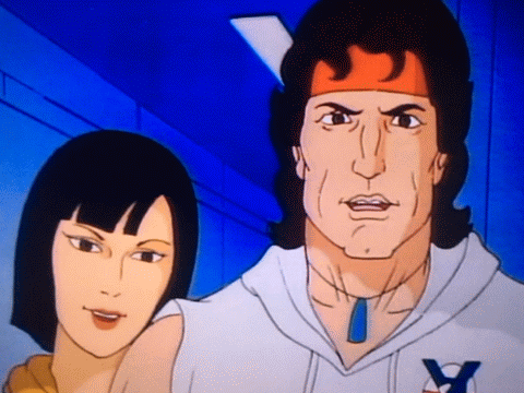 Freedom Animated Series John Rambo Talking To Varinia GIF
