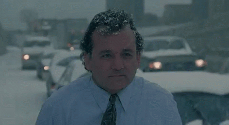 Freeze To Death Man Outside Shaking GIF