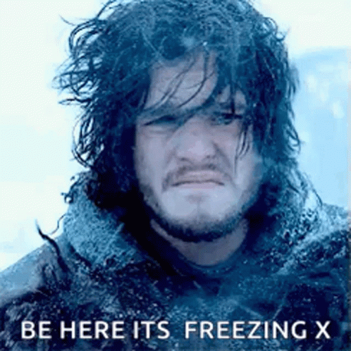 Be Here It's Freezing GIF