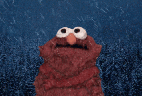 Elmo Sesame Street Freezing GIF