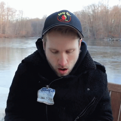 Guy Lips Trembling And Freezing GIF