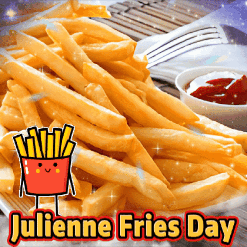 French Fries Julienne Fries Day