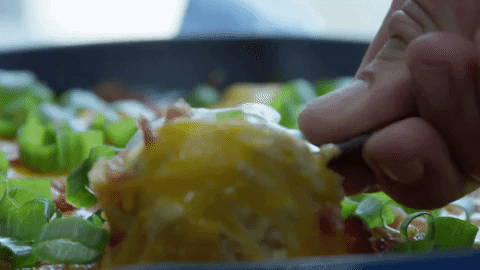 Fresh Cheesy Nacho Dip GIF