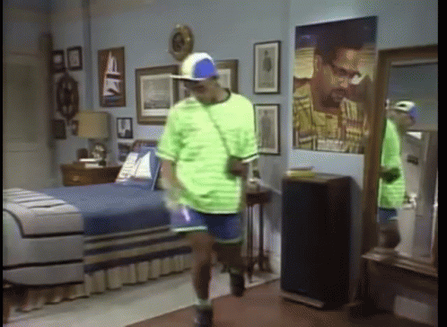 Funny Fresh Prince Wil Smith Dance GIF