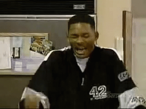 Fresh Prince Wil Smith Dropping On Floor GIF