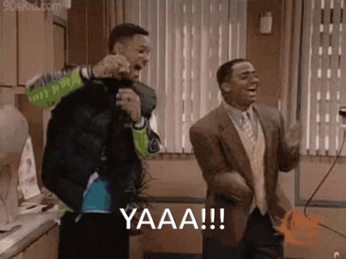 Fresh Prince Dancing Wil Smith Yaaa GIF