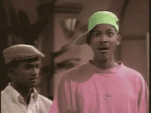 Fresh Prince Shocked Face Wil Smith GIF