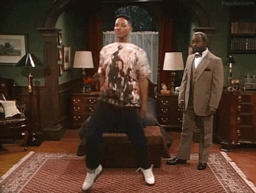 Fresh Prince Will Smith Weird Dance GIF