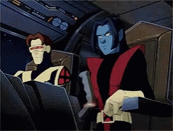 Fresno Nightcrawler Teleports Beside Cyclops GIF