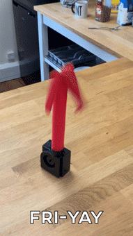 Fri-yay Friday Funny Air Man Dance GIF