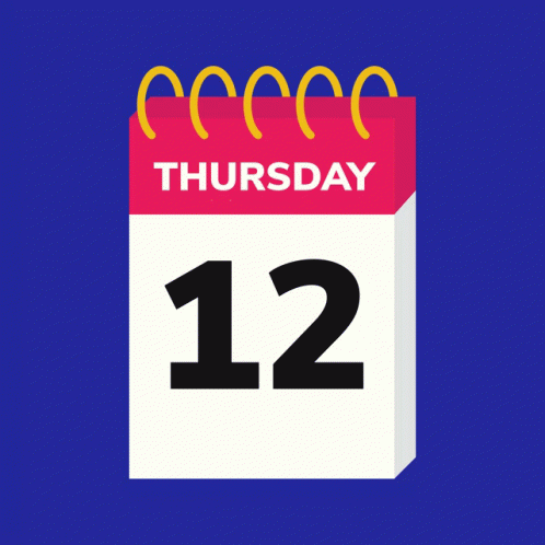 Friday 13th Calendar Lightning GIF