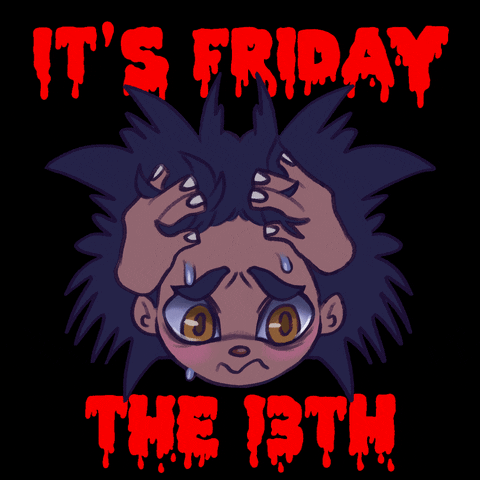 Friday 13th Cartoon Crying GIF