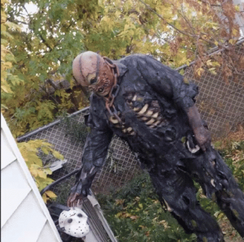 Friday 13th Hungry Creepy Zombie GIF