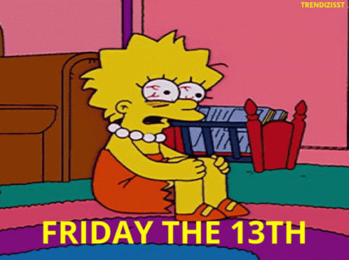 Friday 13th Lisa Simpson GIF