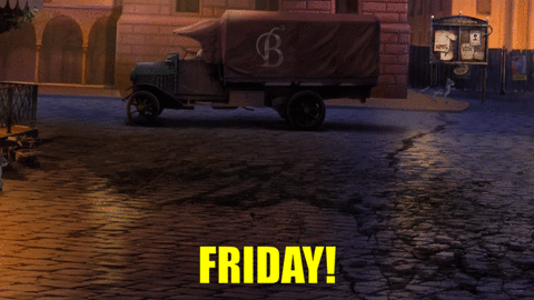 Friday Cat Running Down The Streets GIF