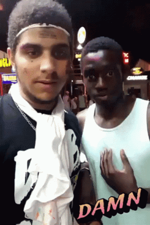 Friday Damn Black Friends Surprised Response GIF