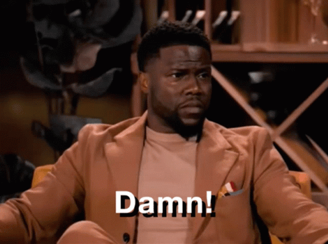 Friday Damn Kevin Hart Interview GIF
