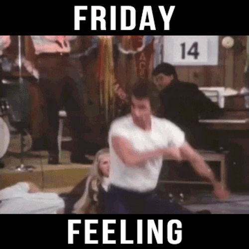 Friday Feeling Dance Retro 70's GIF
