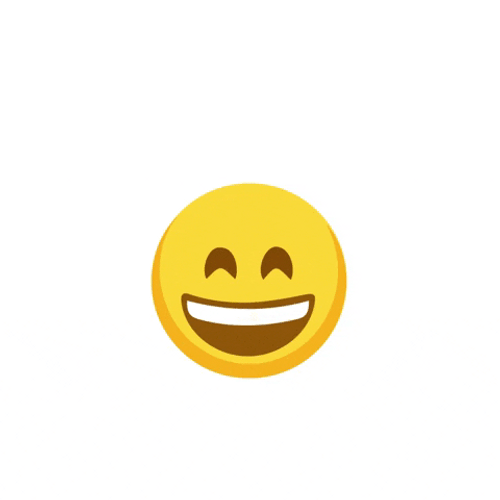 Friday Feeling Smiley Emoji GIF