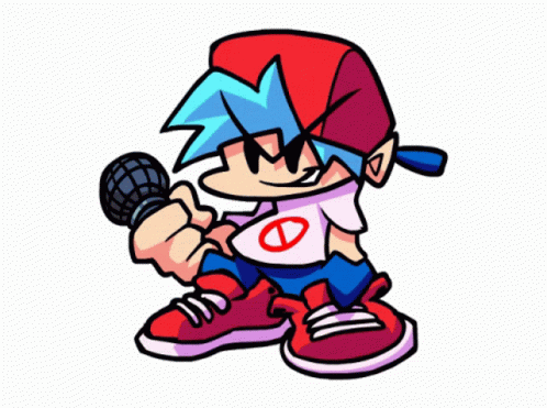 Friday Night Funkin Boyfriend Smirking Whatever GIF