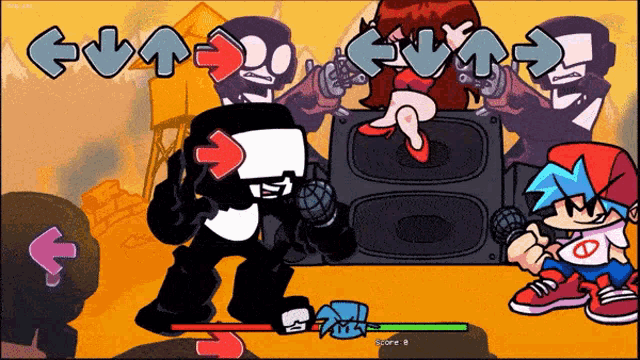 Friday Night Funkin Game Play GIF