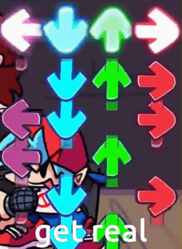 Friday Night Funkin Get Real Moves GIF