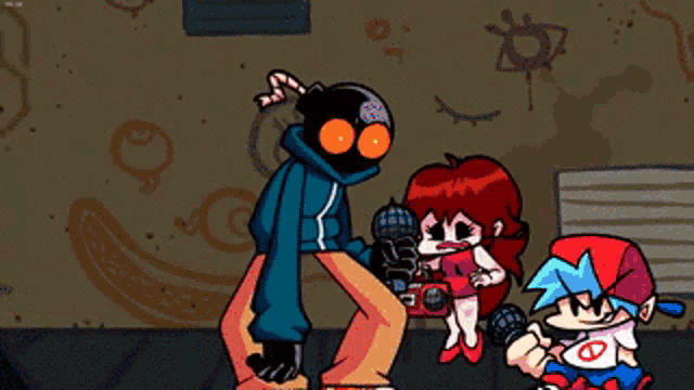 Friday Night Funkin Scared Girlfriend GIF