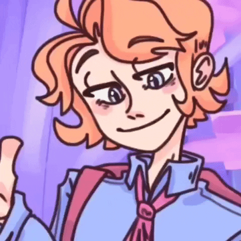 Friday Night Funkin Senpai Smiling GIF