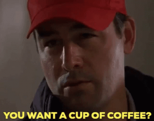 Friday Night Lights Eric Taylor Offering Coffee GIF