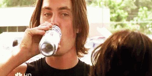 Friday Night Lights Tim Riggins Drinking Soda GIF
