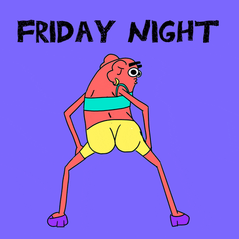 Friday Night Twerk Funny GIF