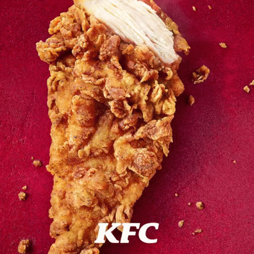 Fried Chicken With KFC Logo GIF