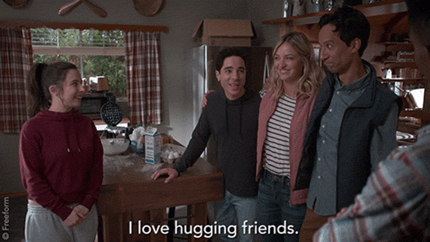 Hug Friends GIF - Hug Friends Areyouok - Discover & Share GIFs