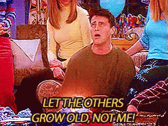 Friends Birthday Celebration Joey Tribbiani Crying GIF