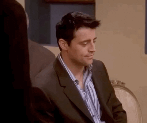 Friends Birthday Dinner Joey Tribbiani GIF