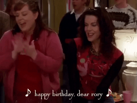 Friends Birthday Lauren Graham Gilmore Girls GIF