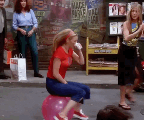 Friends Birthday Party Game Phoebe Buffay GIF