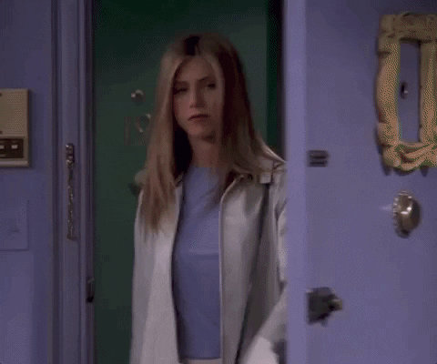 Friends Birthday Surprise On Rachel Green GIF
