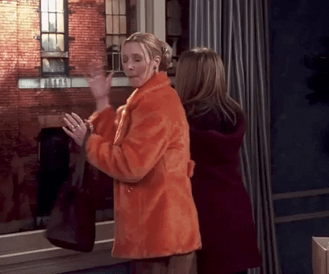 Friends Episode Screaming My Eyes GIF