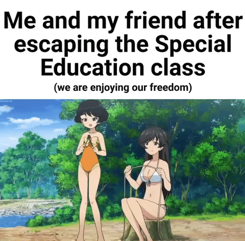 Friends Escaping Special Education Class GIF