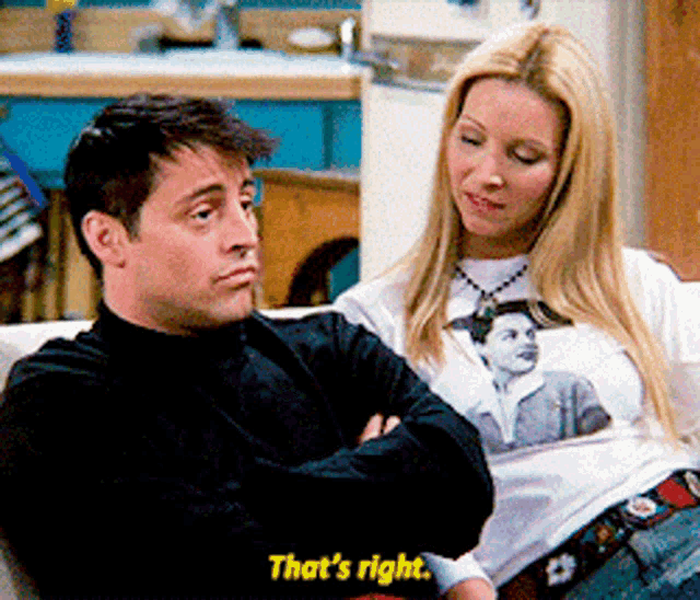 Friends Joel And Phoebe That Is Correct GIF