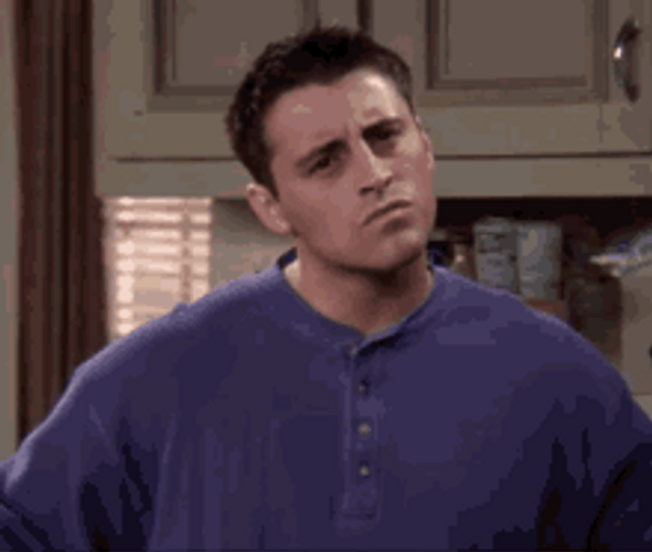 Friends Joey Mmmm Thinking Day Dreaming GIF