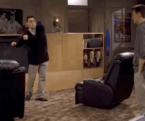 Friends Joey Tribbiani Dancing GIF