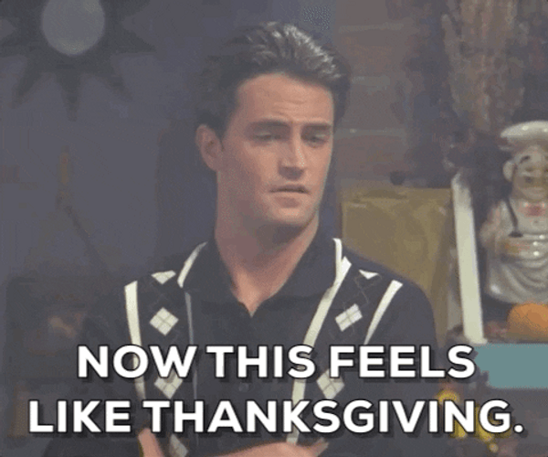 New trending GIF tagged friends thanksgiving friends tv
